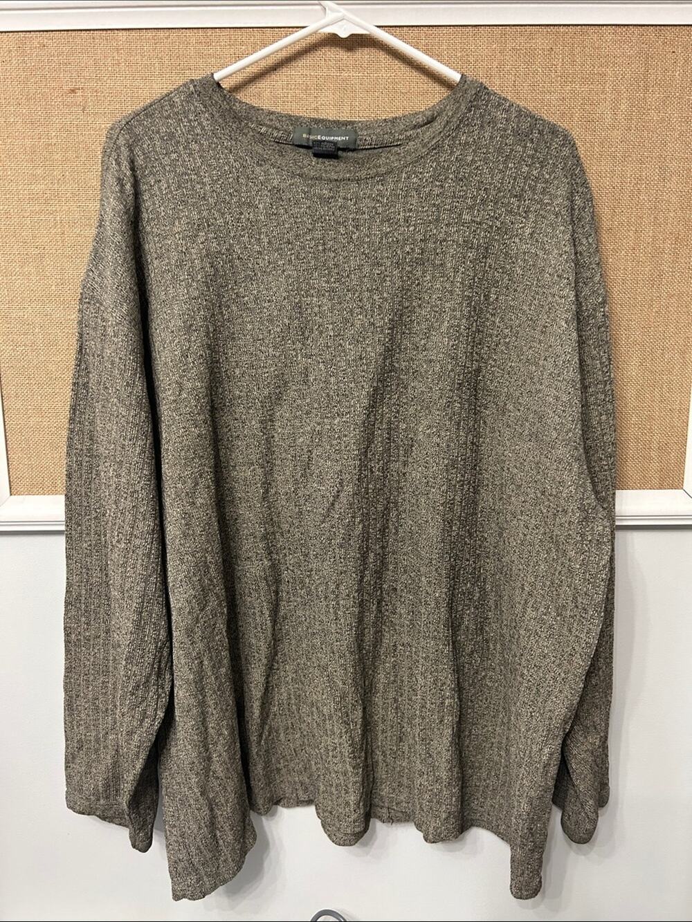 Source Unknown Crewneck Sweater in Heathered Taupe